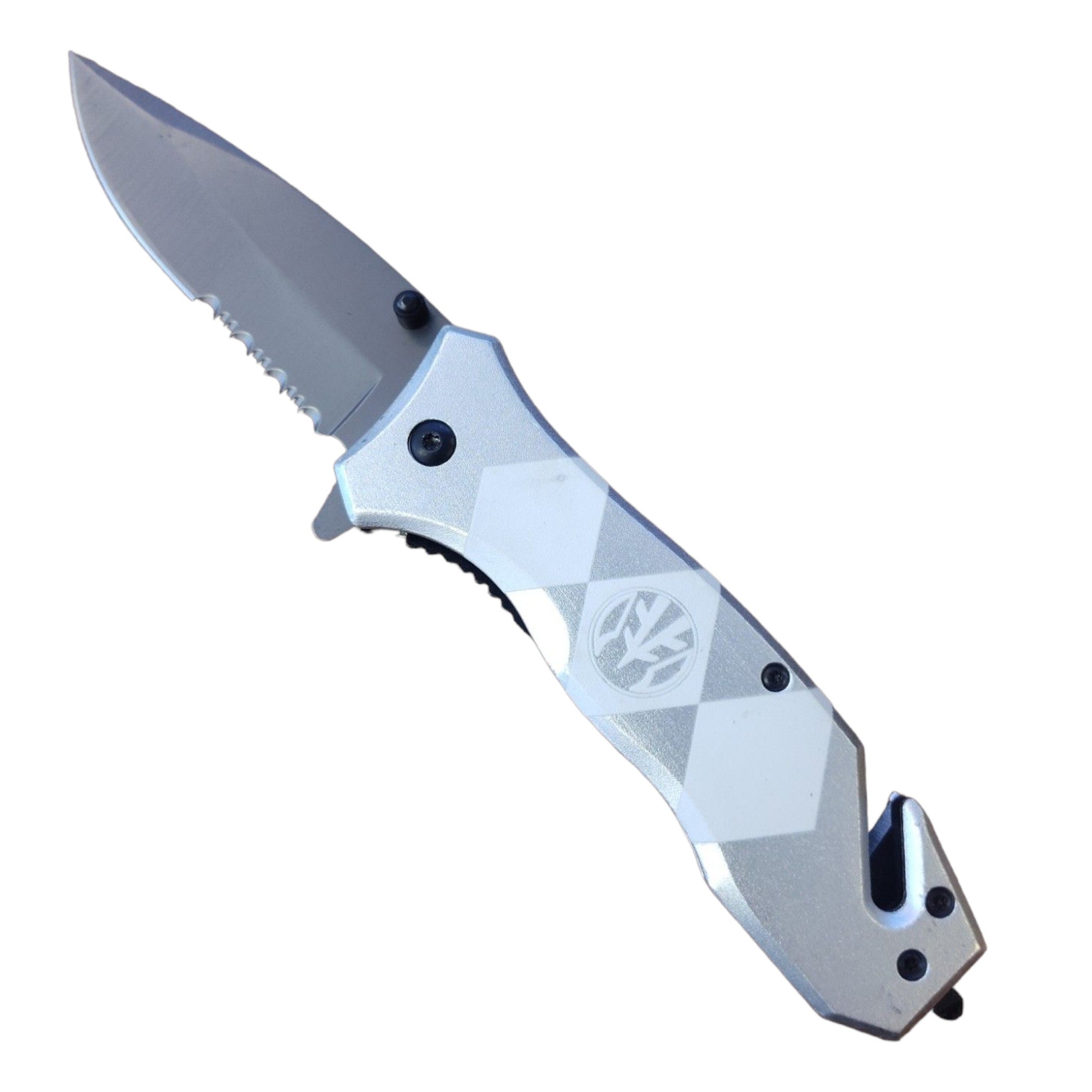 MMPR White Ranger Pocket Knife