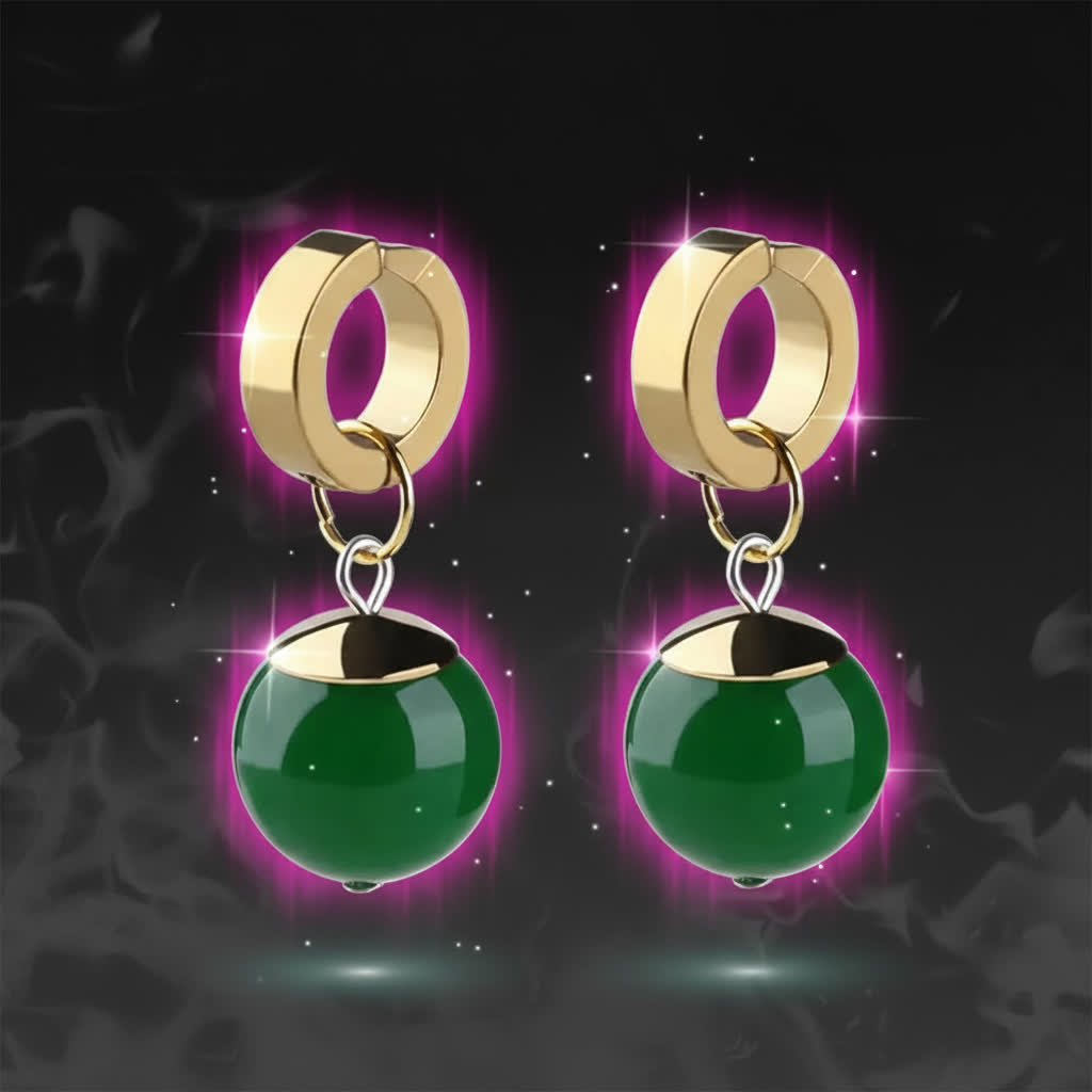Dragon Ball Super Potara Clip-on Earring Pair.
