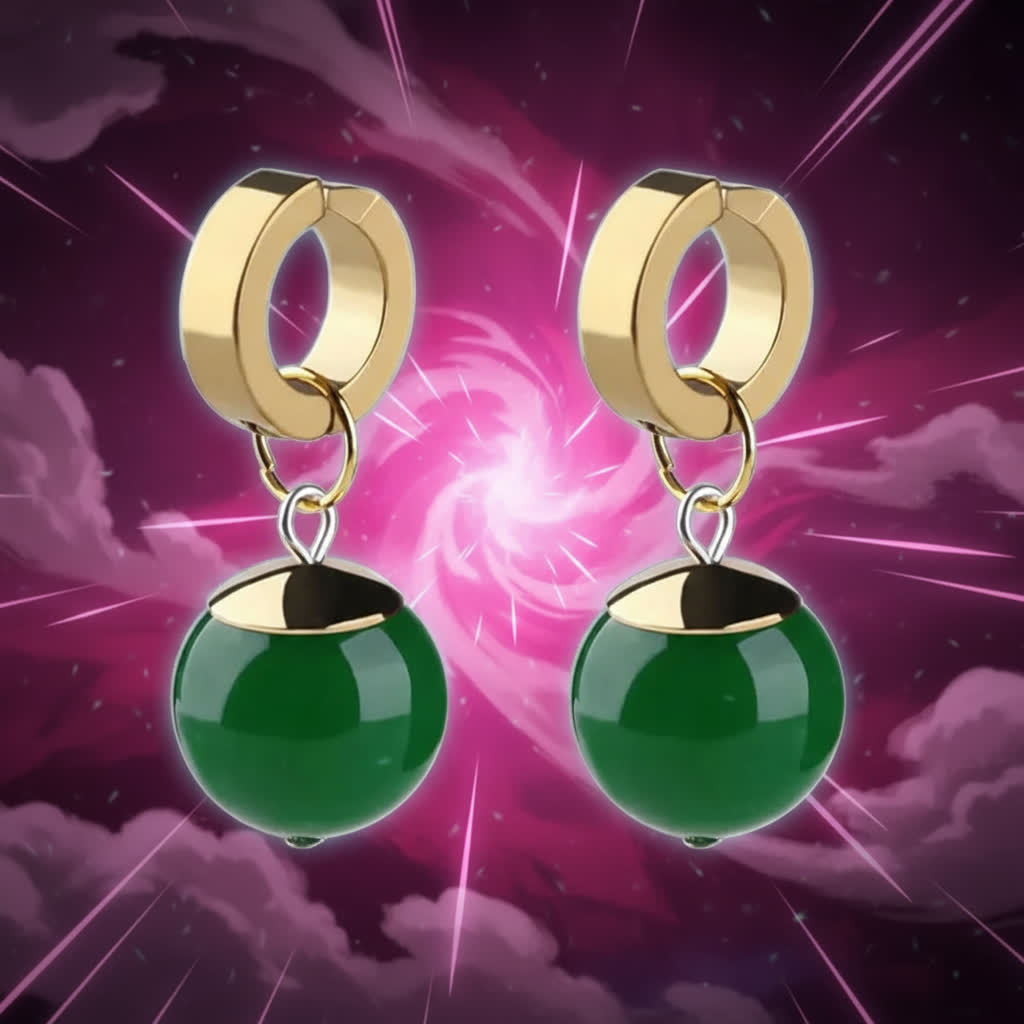 Dragon Ball Super Potara Clip-on Earring Pair.
