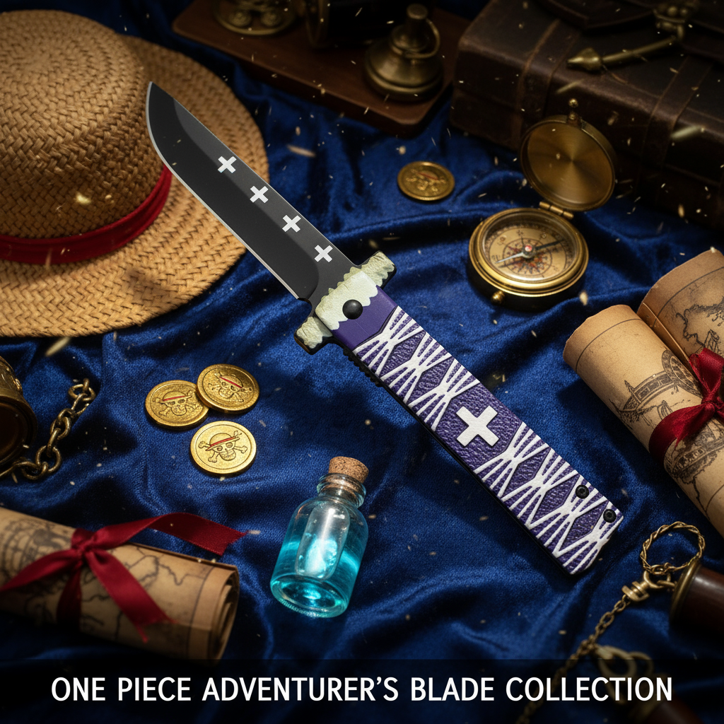One Piece Knife- Law Katana SPRING ASSISTED KNIFE