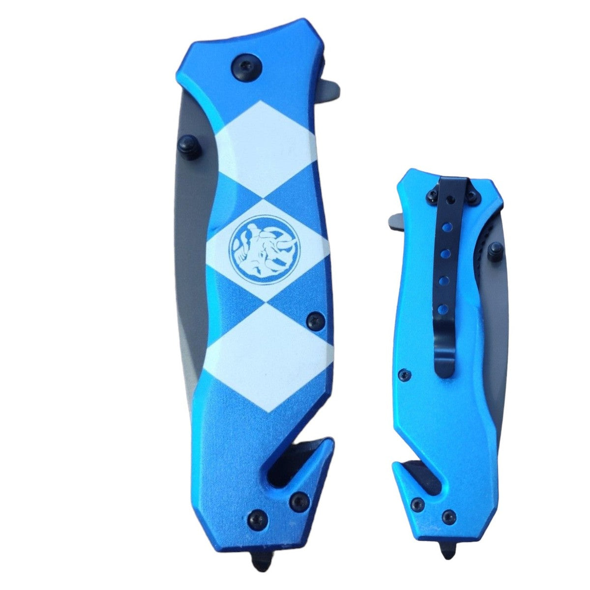 MMPR Blue Ranger Pocket Knife