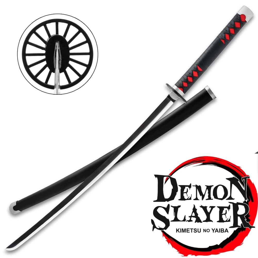 Demon Slayer Sword – Tanjiro Kamado Water Breathing BLACK KATANA