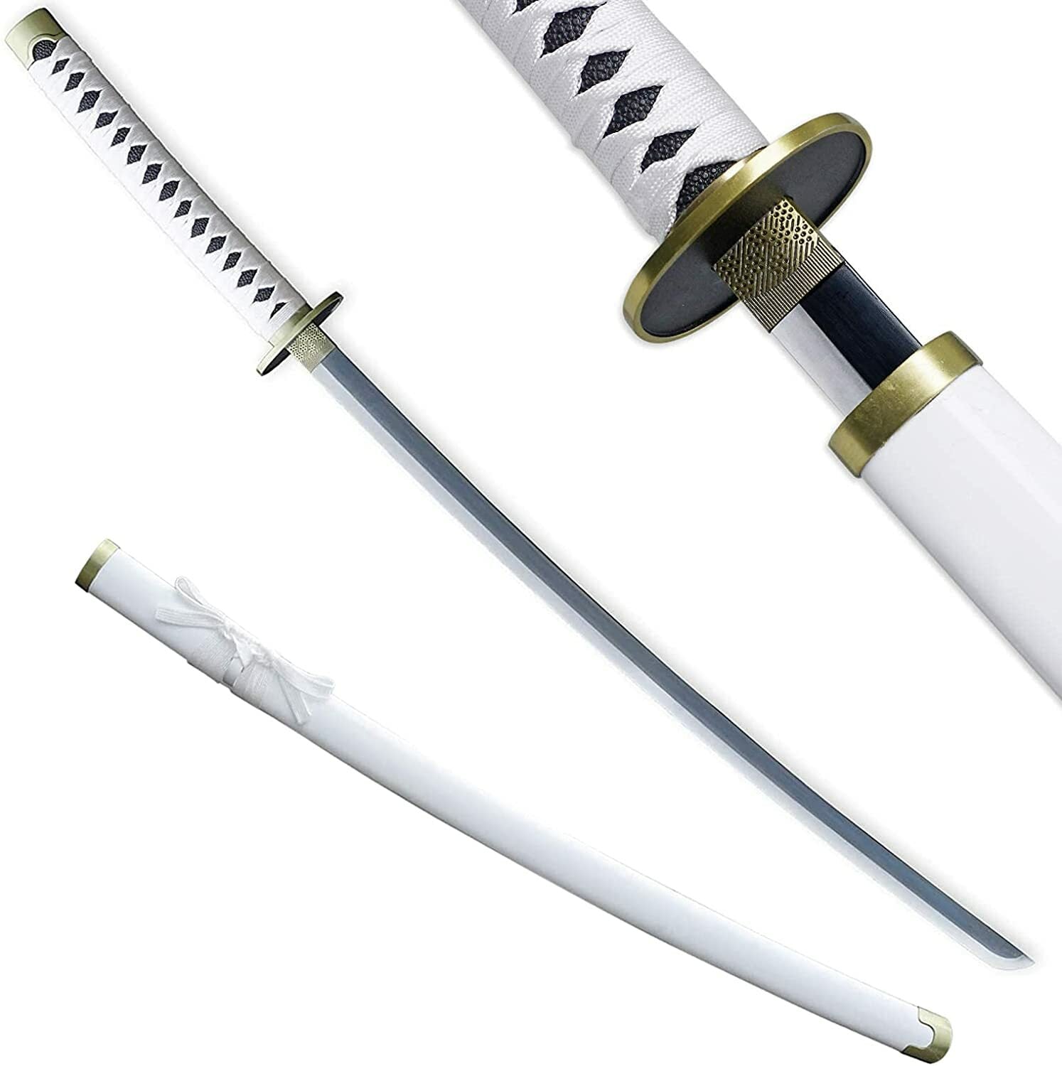 One Piece Sword - Roronoa Zoro's Wado Ichimonji WHITE KATANA