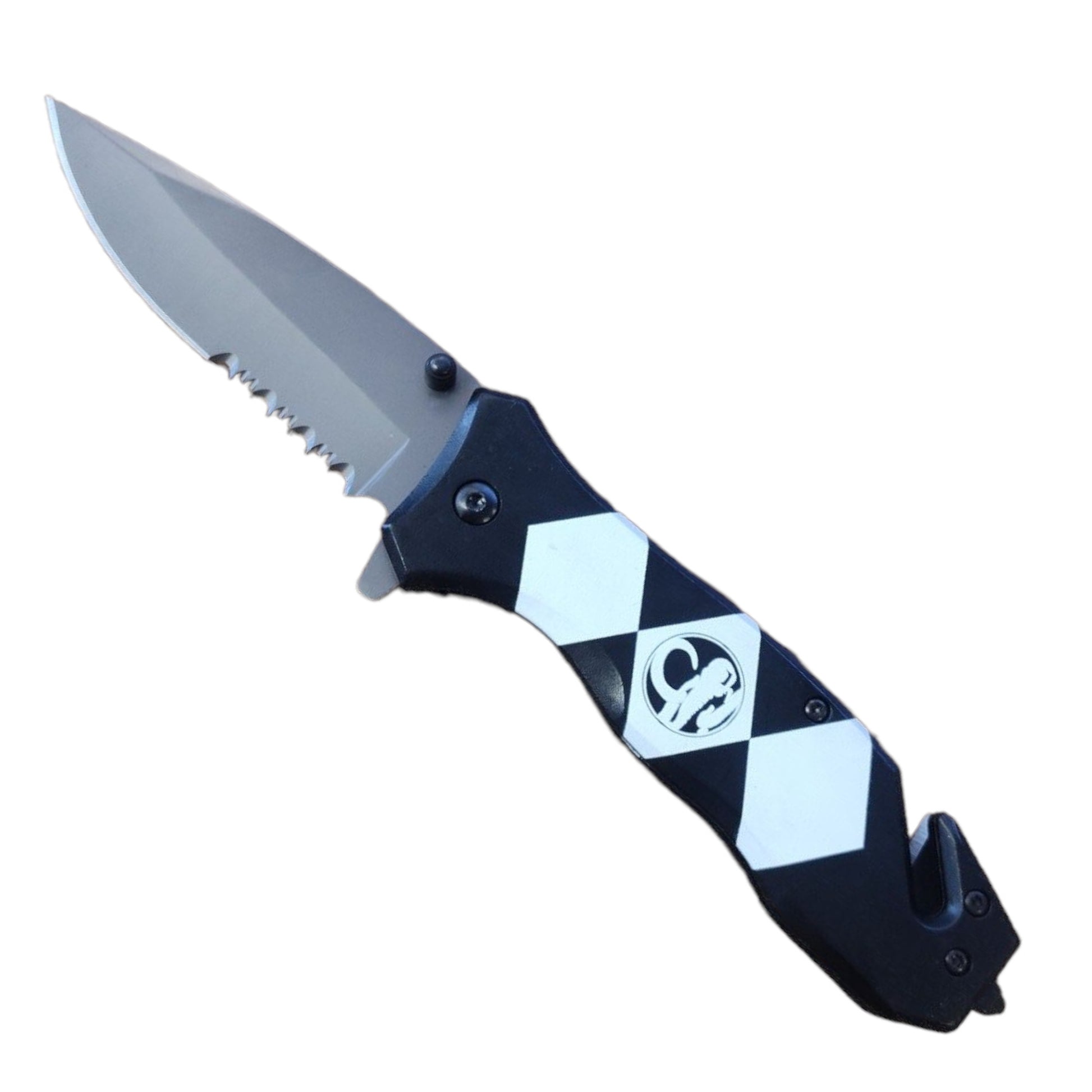 MMPR Black Ranger Pocket Knife