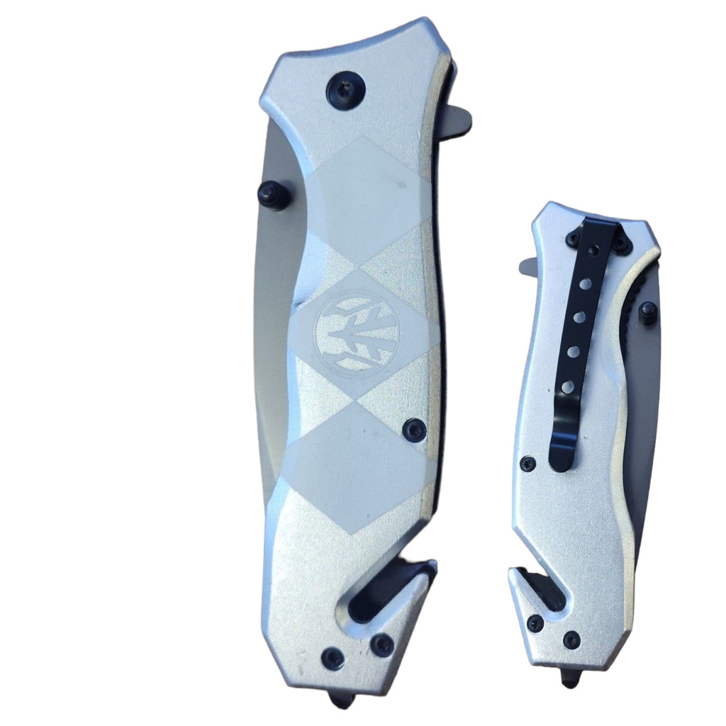 MMPR White Ranger Pocket Knife