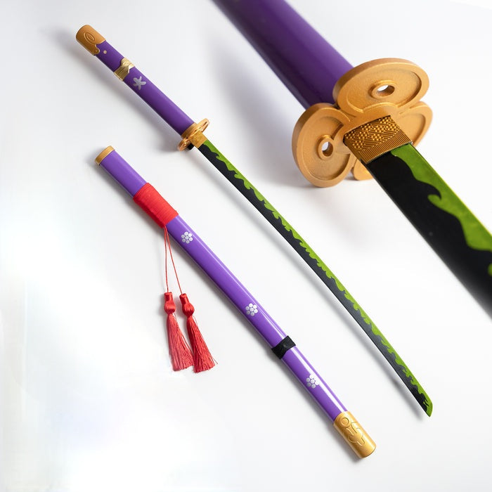 One Piece BATTLE READY Sword - Roronoa Zoro's Enma PURPLE KATANA