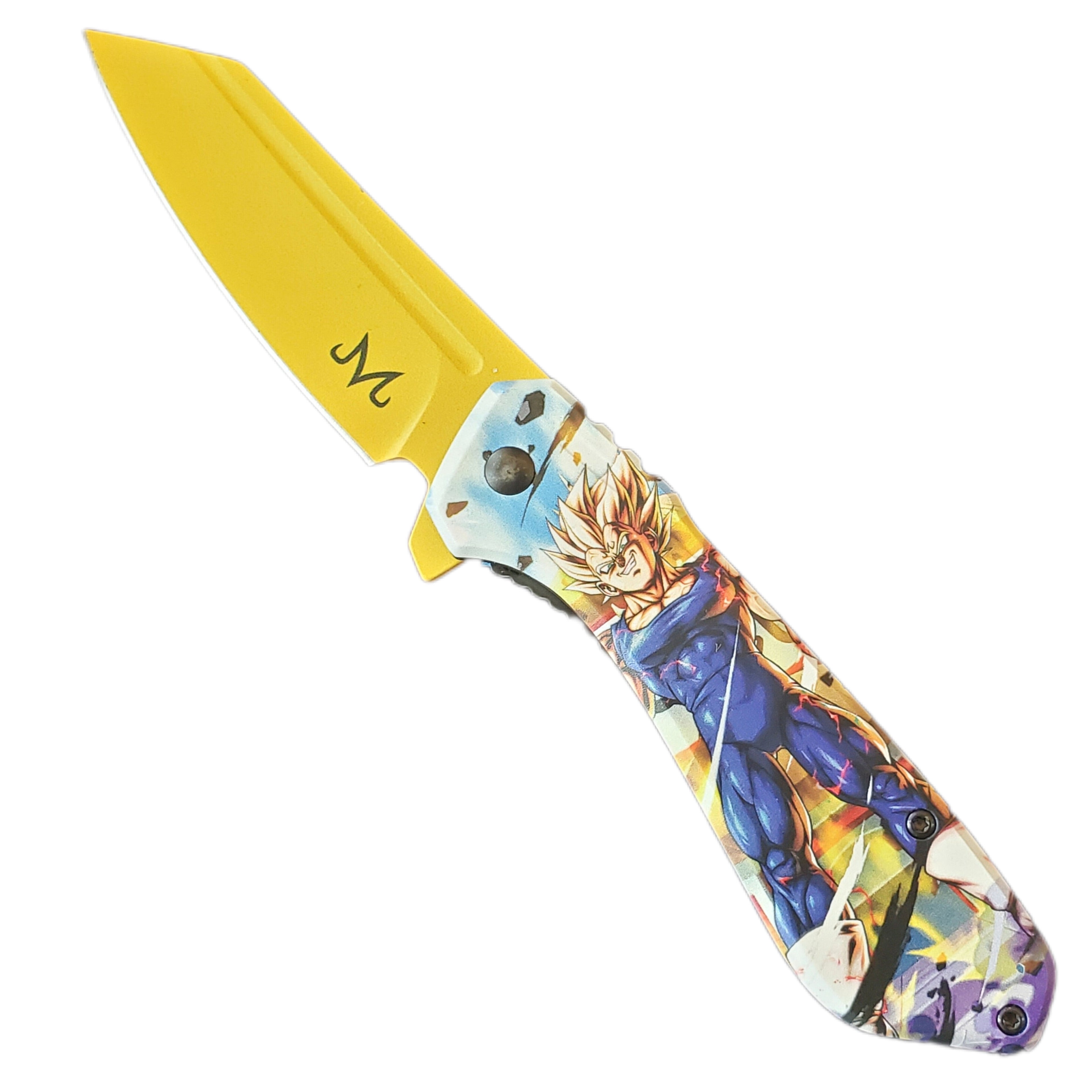 Dragon Ball Knife – Super Saiyan Vegeta (Spring Assisted)