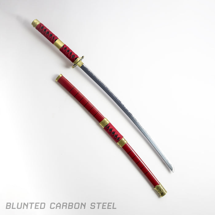 One Piece Sword - Roronoa Zoro's Sandai Kitetsu RED(Dark) KATANA