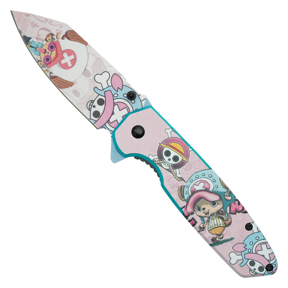One Piece Knife - Tony Tony Chopper Art SPRING ASSISTED KNIFE