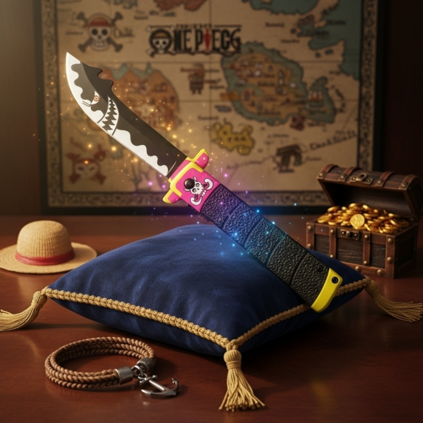 One Piece Knife Big Mama Katana SPRING ASSISTED KNIFE