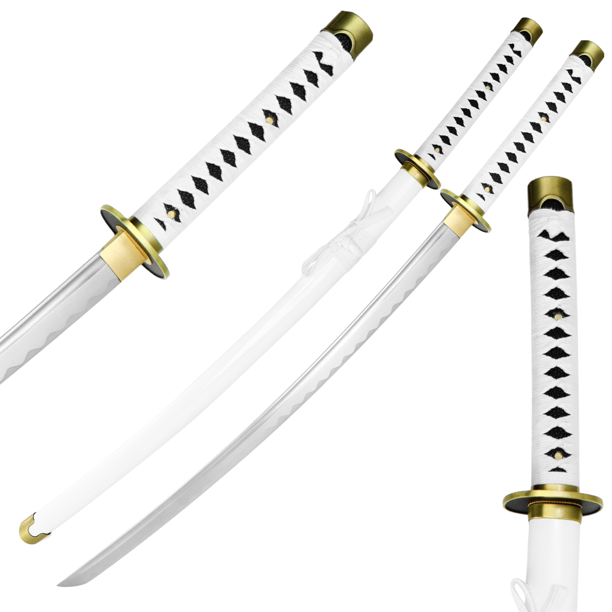 One Piece BATTLE READY Sword – Roronoa Zoro's Wado Ichimonji WHITE KATANA *