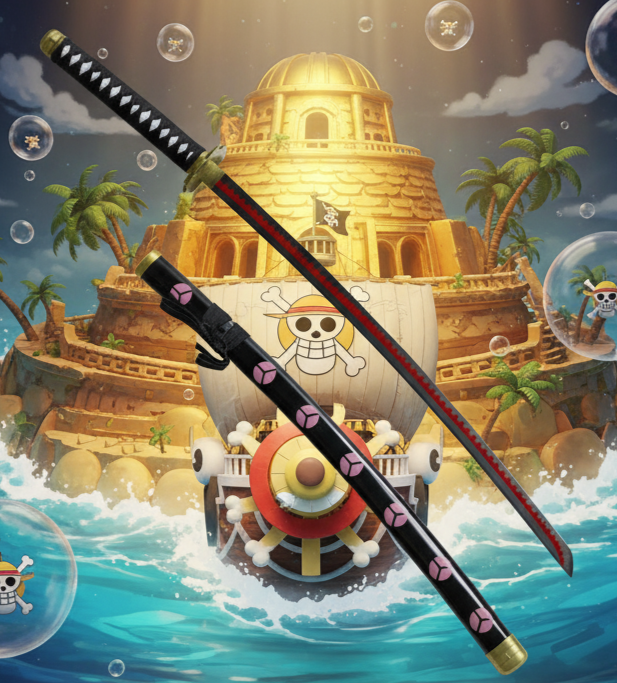 One Piece Sword – Roronoa Zoro Shusui PURPLE & BLACK KATANA