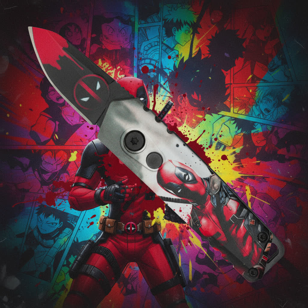 Deadpool Comic Version 5" Mini Swtichblade