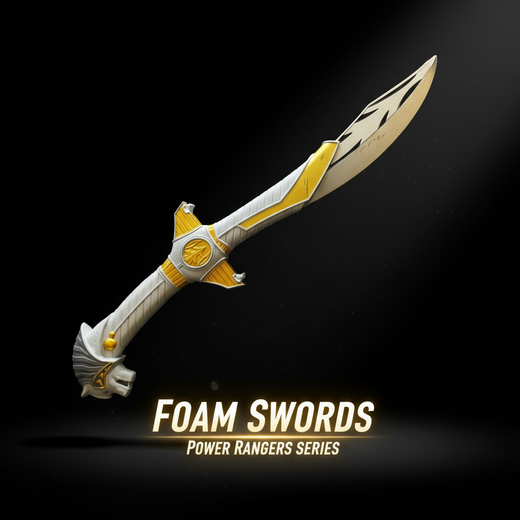 Mighty Morphin Power Rangers – White Ranger FOAM Saba Saber
