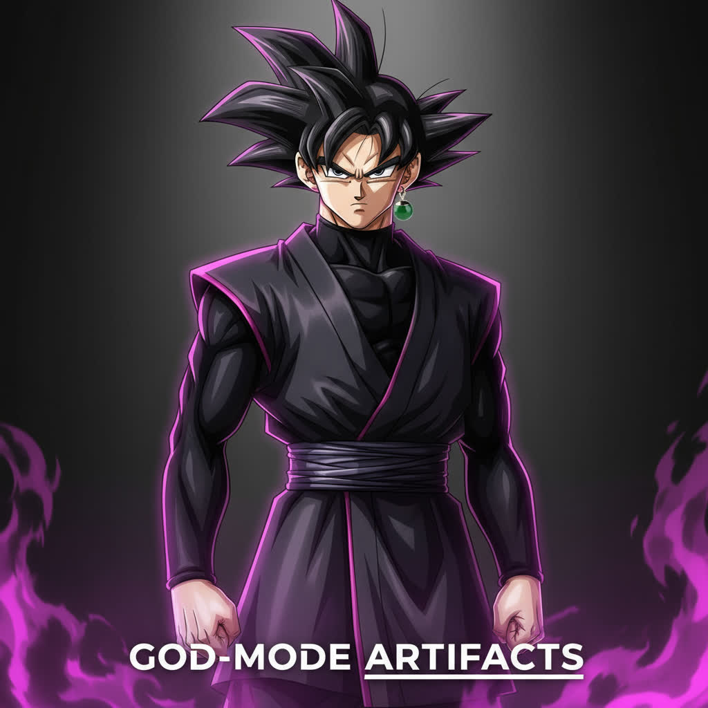 Dragon Ball Super Potara Clip-on Earring Pair.