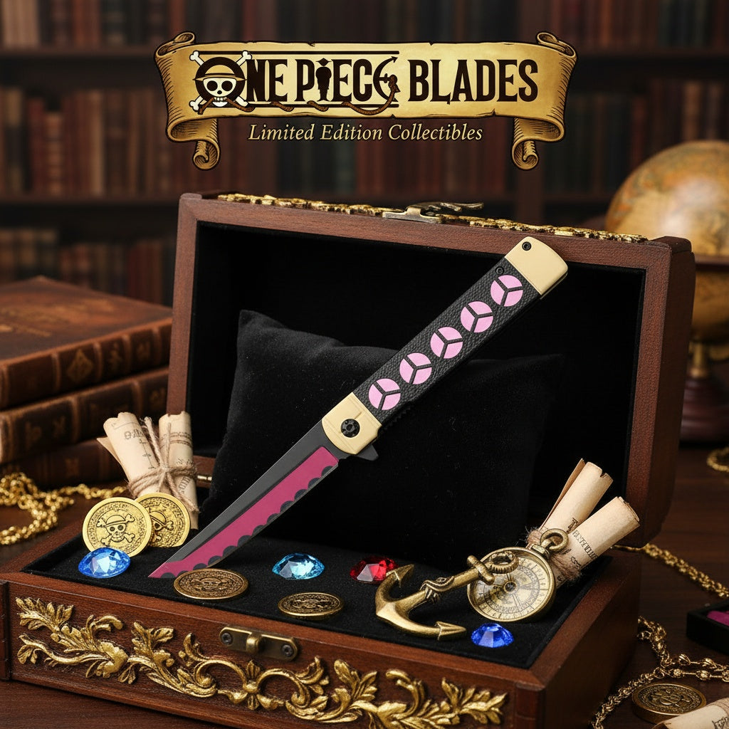 One Piece Knife - Roronoa Zoro's Shusui Katana SPRING ASSISTED KNIFE