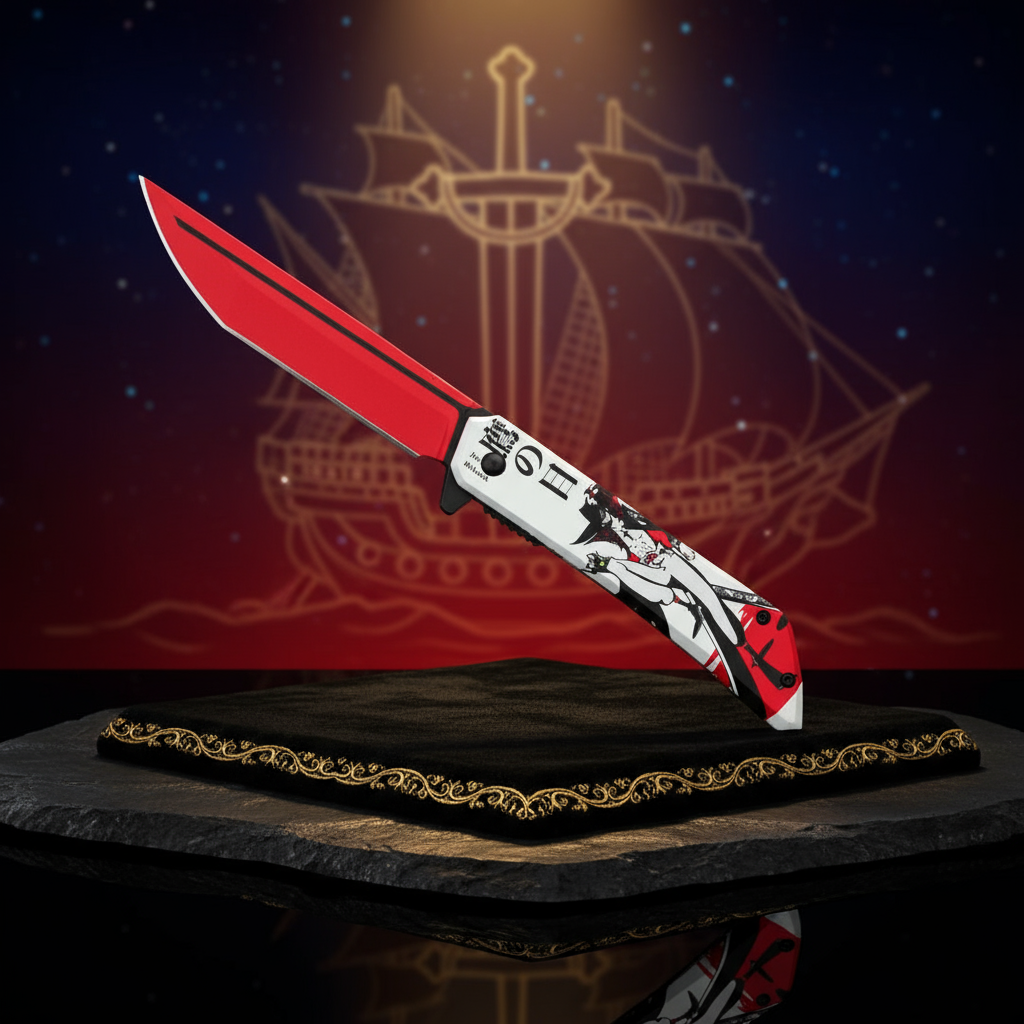 One Piece Knife -  Mihawk Face SPRING ASSISTED KNIFE