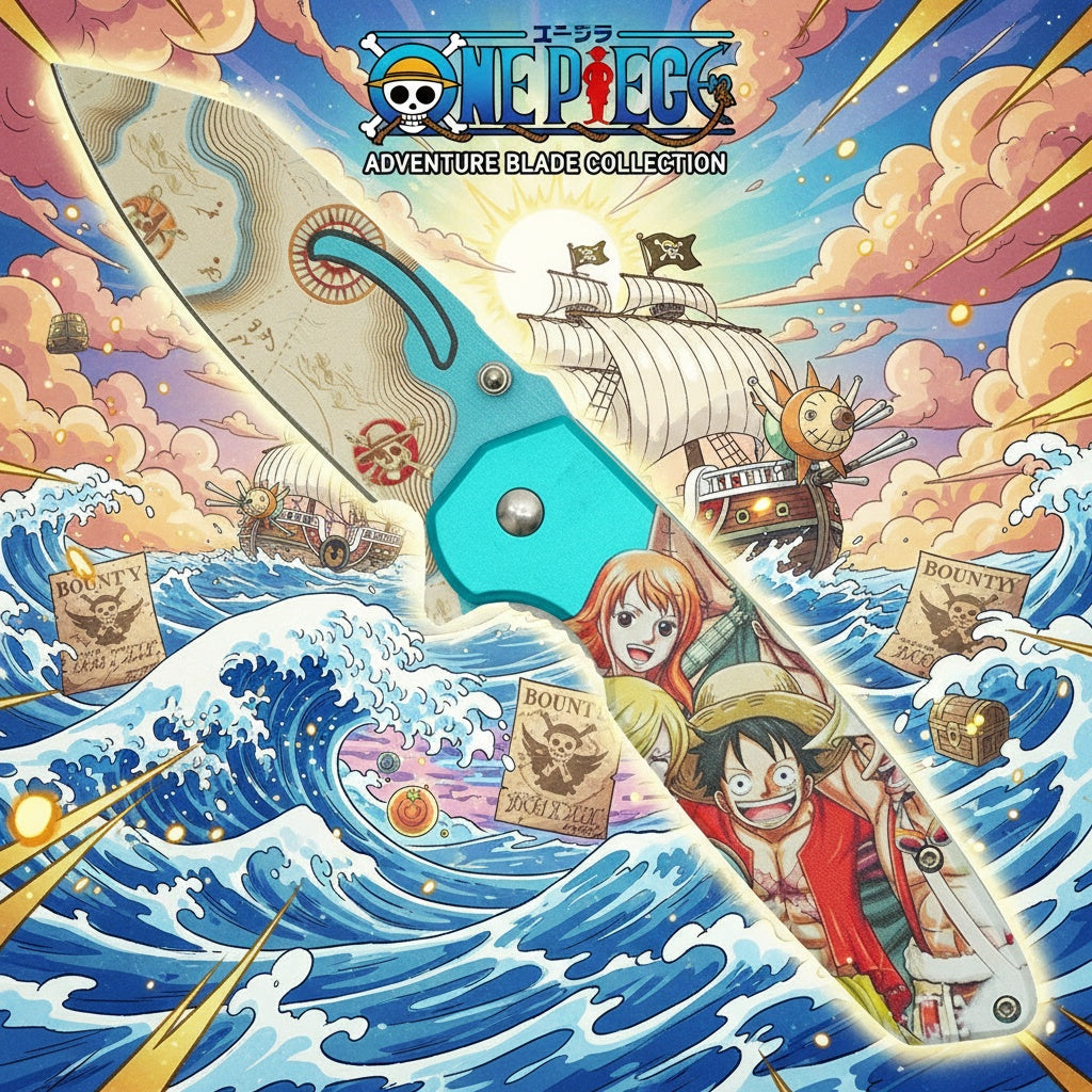 One Piece Knife -  Straw Hat Crew SPRING ASSISTED KNIFE