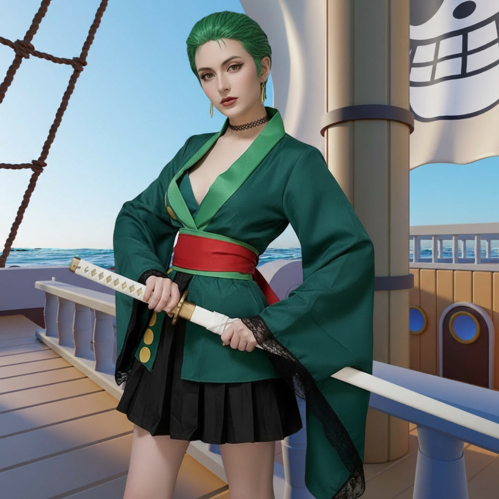One Piece Female Roronoa Zoro Cosplay