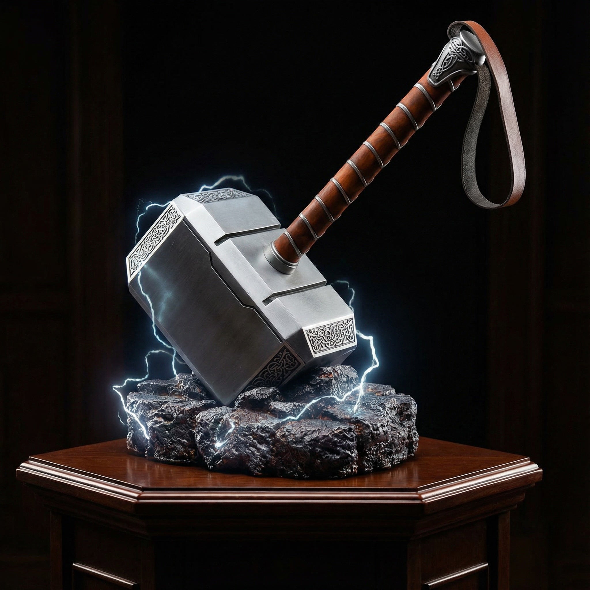 Thor Hammer Metal With Base