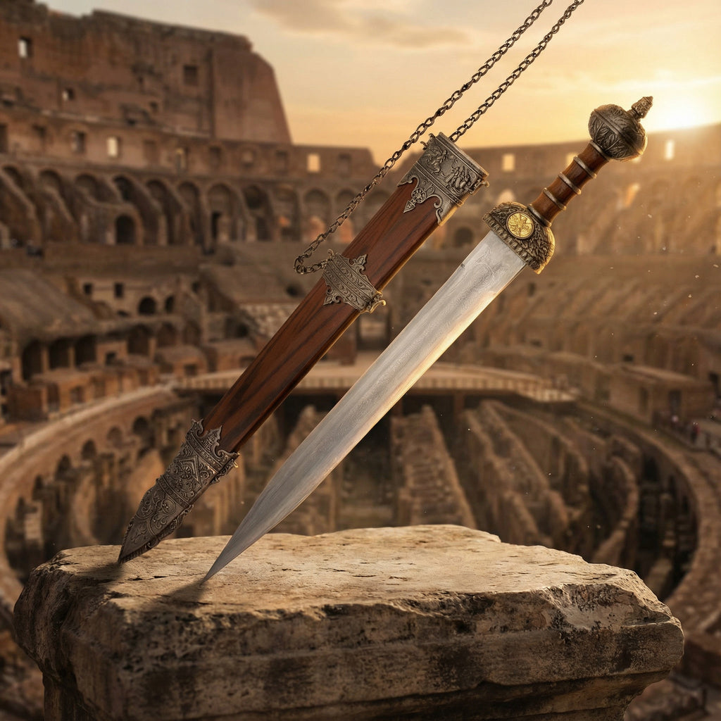 Roman Gladiator Damascus Blade