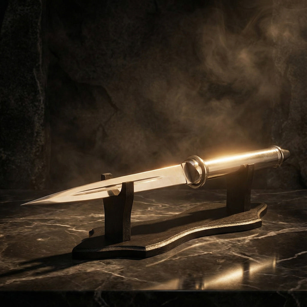 Supernatural Metal Angel Blade With Stand