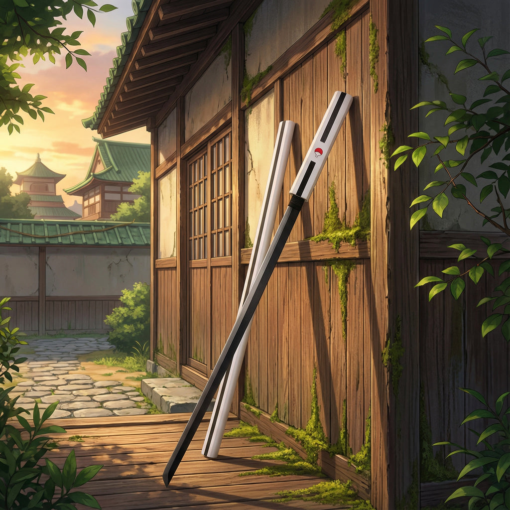 Sasuke White Katana Stainless Steel