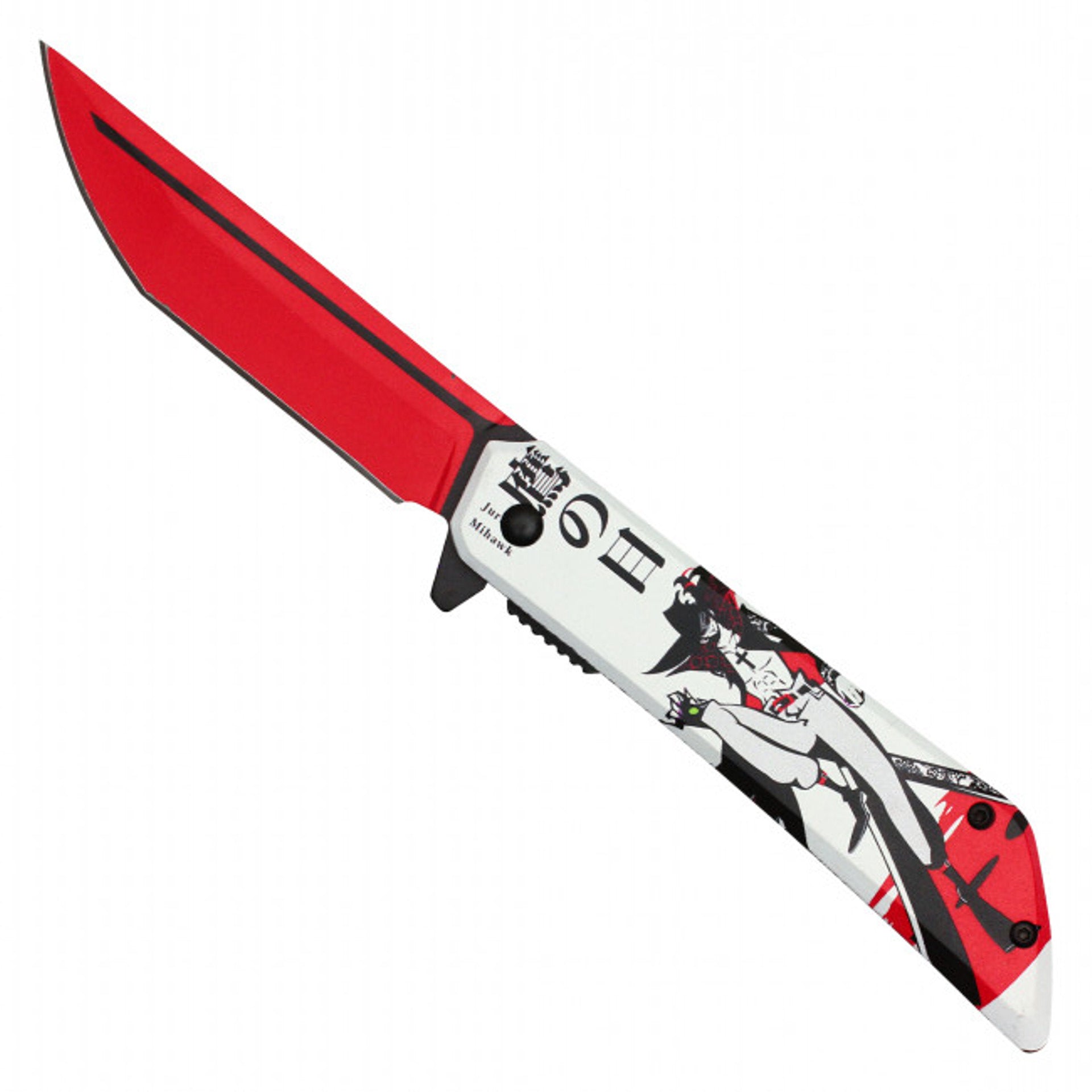 One Piece Knife -  Mihawk Face SPRING ASSISTED KNIFE