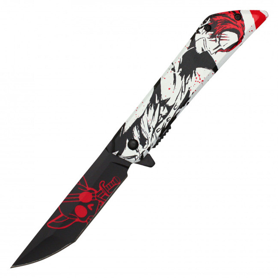 One Piece Knife - Ace Face SPRING ASSISTED KNIFE