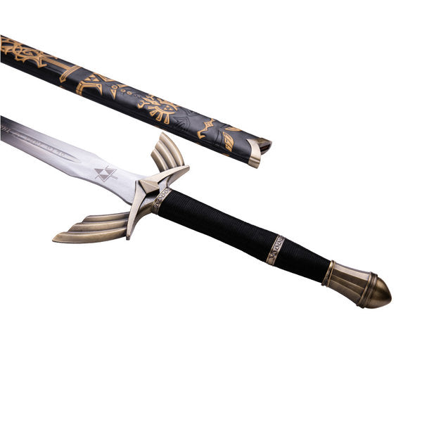 Zelda Mastersword Steel with Black Sheath